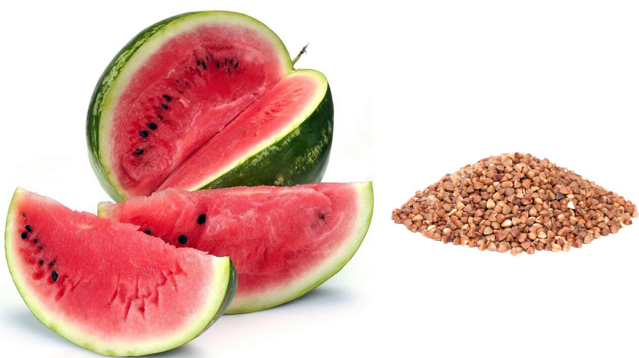 Wassermelonen-Buchweizendiät zur Gewichtsreduktion